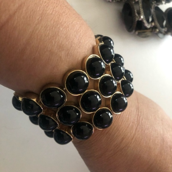 Set of 3 plus size stretch bracelets - Picture 2 of 4